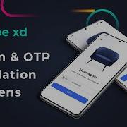 Login And OTP Validation Screen Adobe XD Tutorial Design Aboutdesign AdobeXDTutorial Login OTP