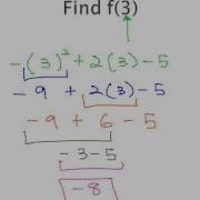 Functions Function Notation