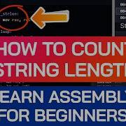 String Length Function Assembly Tutorial For Beginners X86 64 Architecture Learn Programming