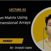 Core Java Part52 How To Add Two Matrices Using Multi Dimensional Arrays In Java Java Javaarrays