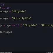 Python 26 Ternary Operator By Mosh Hamedani