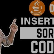 Insertion Sort Code DSA