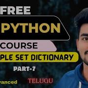 Python Lists Tuples Sets Dictionaries Explained Python Data Structures Tutorial Telugu