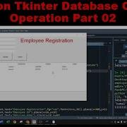 Python Project Using Tkinter With MySQL Database Part 02 MySQL 11