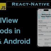 ScrollView Methods In React Native