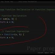 Уроки JavaScript для начинающих 26 Function Declaration и Function Expression Главные различия