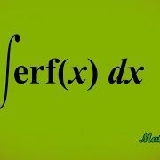 Integral Of Erf X Integral Of Error Function