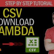 How To Download And Process A CSV File With AWS Lambda Using Python Step By Step Tutorial