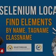 Selenium Locators Find Element By Name ClassName TagName Selenium Seleniumwebdriver Locators