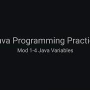 Java Practice Examples Module 1 4 Java Variables
