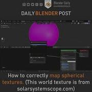 Sphere Texture Mapping In Blender Shorts