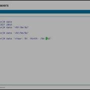 Bash How To Format Date