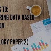 How To Answer Data Based Questions IB Biology Paper 2 Exams