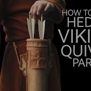 Viking Arrow Quiver 1 2 Haithabu Pattern Reconstruction Viking Crafts Ep 12 Part A