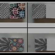 Zentangle Inspired Art Part 4 Relaxing Line Drawing Tutorial