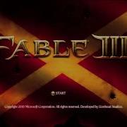 Fable 3 Title Screen Xbox 360