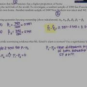 Two Sample Testing For Proportions