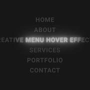 Menu Hover Effects CSS Javascript