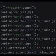 SIC Assembler Project Python Part 2