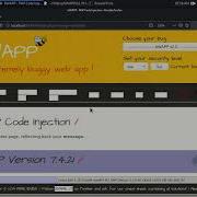 PHP Code Injection Low Security Level