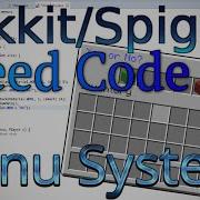 Minecraft Bukkit Spigot Menu System Speed Code