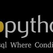 Python With Mysql Tutorial Where Condition