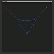 Hanging Cable Simulation In Python And Pygame