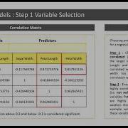 Regression Models Step 1 Variable Selection Part 2