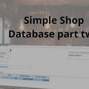 How To Set Up A Shop Database In Microsoft Access Part 2
