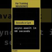 JavaScript Tutorial In Telugu Async Await Explained ReactJS Tutorial For Beginners Coding Js