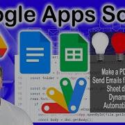 Learn Google Apps Script Project Lesson Create PDF From Docs Using Google Sheet Data Send Emails