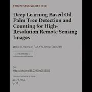 Deep Learning Based Oil Palm Tree Detection And Counting For High Resolution Remote S RTCL TV