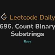 696 Подсчет двоичных подстрок Leetcode Daily Python