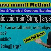 Why Public Static Void Main String Args Java Interview Question Explained In Depth