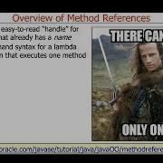 Overview Of Java Method References