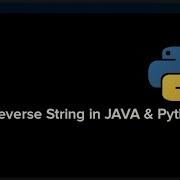 Reverse A String In JAVA Python Shorts Romeo