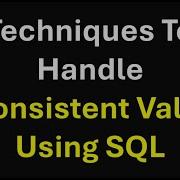 Handling Missing Values Inconsistent Values Using SQL Dataengineers Dataanalyst Meanlifestudies