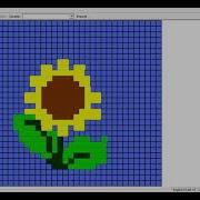Sunflower Pixel Art On Kturtle