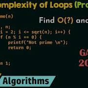 Time Complexity Of Loops Solved Problem 2