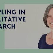 Sampling In Qualitative Research