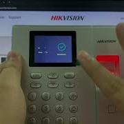 Hik Vision DS K1T8003MF с настройкой учета рабочего времени IVMS 4200