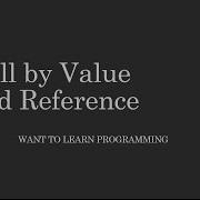 Basics Of C Programing 29 Call By Value And Call By Reference
