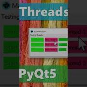 Working With PyQt5 Threads