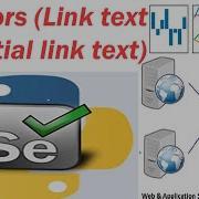 4 Selenium With Python Locators Link Text And Partial Link Text
