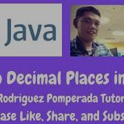 Two Decimal Places In Java