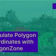 Calculate Polygon Coordinates With PolygonZone