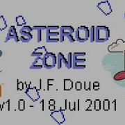 Asteroid Zone JAVA GAME By J F Doue 18 July 2001 Year 19th Anniversary