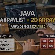 Полное руководство по Java ArrayList двумерный массив Объяснение внутренней работы Подготов