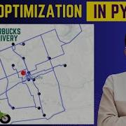 Route Optimization In Python Starbucks Example Simulation