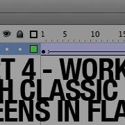 Working With Classic Tweens In Flash Part 4 Adding A Keyframe In Between Two Existing Keyframes